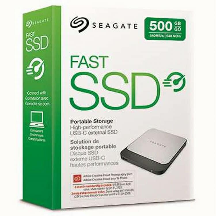 New]SEAGATE Fast SSD portable drive 500GB portable SSD sea gate - BE  FORWARD Store