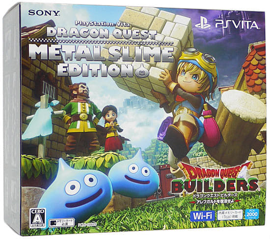 Used]There is SONY PS Vita Dragon Warrior metal slime edition PCHJ 