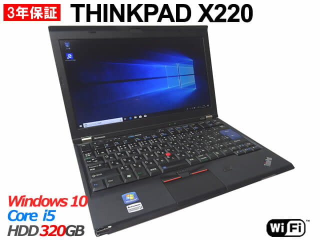 Used]LENOVO THINKPAD X220 Win10 Pro [Core i5/Windows 10 Pro/ Note