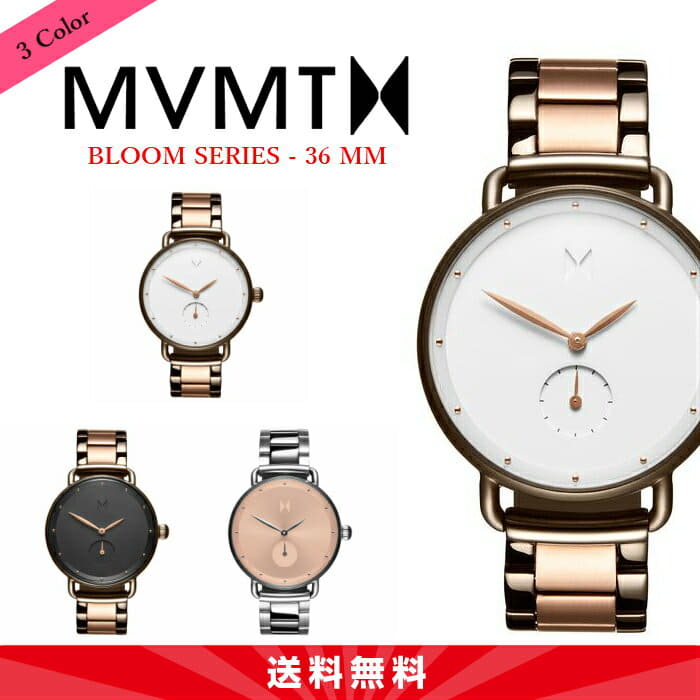 New]MVMT BLOOM SERIES 36MM Ladies Stainless Steel Quartz  display picture 3