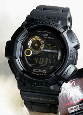 New CASIO G SHOCK G SHOCK G 9300GB 1 Black X Gold Series MUDMAN mad man Black X Gold series black mens watch digital waterproofing graduation celebration entrance to school celebration BE FORWARD Stor...