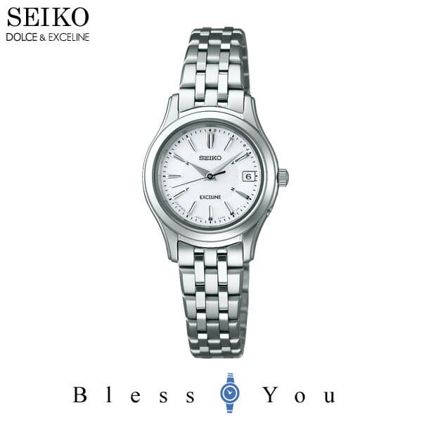 New][SEIKO reinforcement Waterproof 10 standard atmosphere sapphire Glass  Super clear-coating SWCW023 Ladies SEIKO Watch EXCELINE DOLCE＆EXCELINE  Electric wave solar correction - BE FORWARD Store