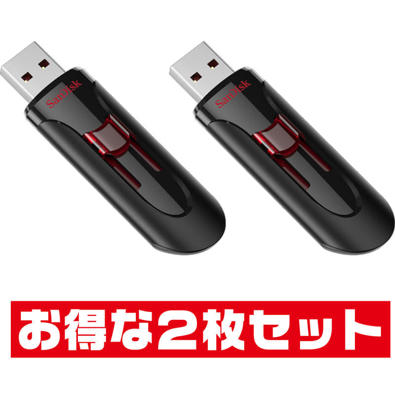 New]It supports SanDisk Cruzer Glide, 64GB USB memory SDCZ600-064G-G35 x2  book set USB3.0 &2.0 - BE FORWARD Store
