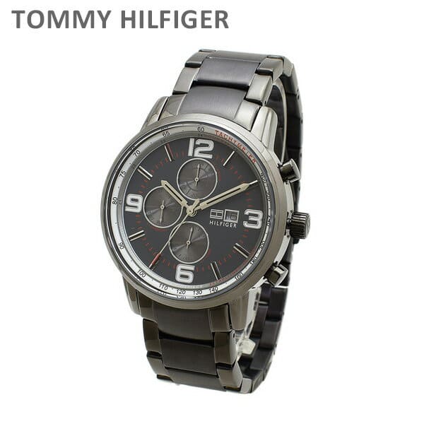 New]tomihirufiga watch 1710339 breath gunmetal mens TOMMY HILFIGER
