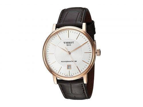New]Watch fob watch T-Classic Carson Premium Powermatic 80 - T1224073603100  - Silver for the Tissot Tissot mens - BE FORWARD Store