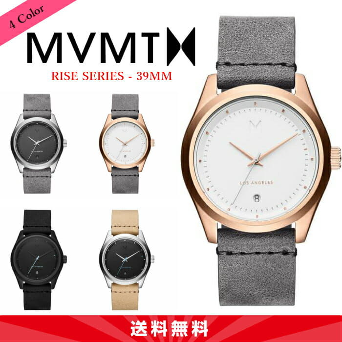 [New]MVMT RISE FOR HIM 39MM Quartz Leather Strap Watch for Unisex - BE ...