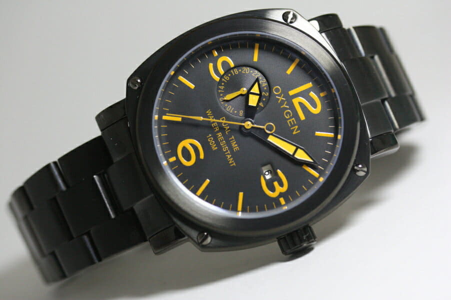 Oxygen dual time watch sale