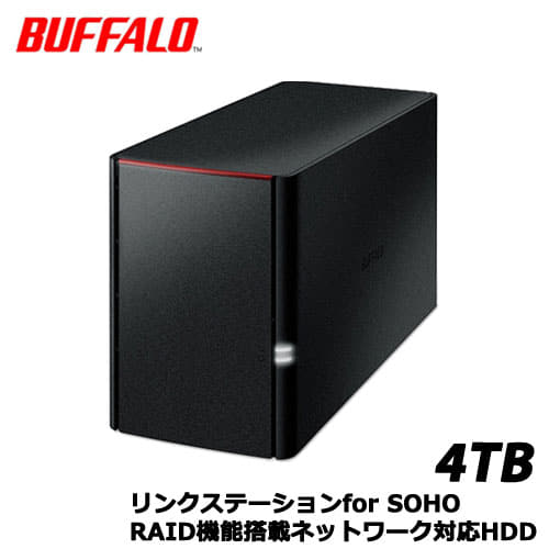 New]Buffalo LinkStation for LS220DN0402B RAID NAS 4TB] - BE FORWARD Store