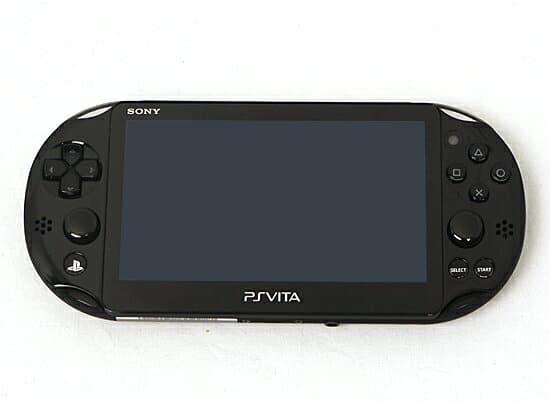 Used]Only PSVita Wi-Fi model Black PCH-2000 ZA11 has the 