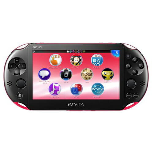 Used]PSVita 2000 PlayStation Vita Wi-Fi Pink/Black PCH-2000ZA15 