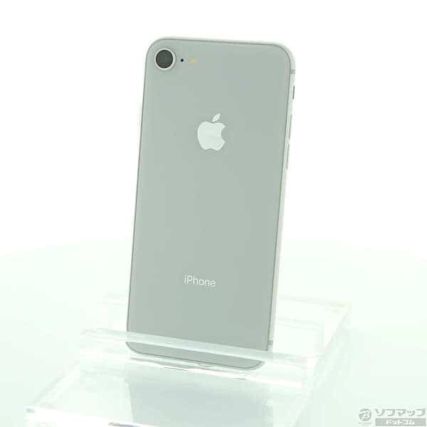 Used]Apple iPhone8 64GB Silver MQ792J/A SIM-free 344-ud - BE