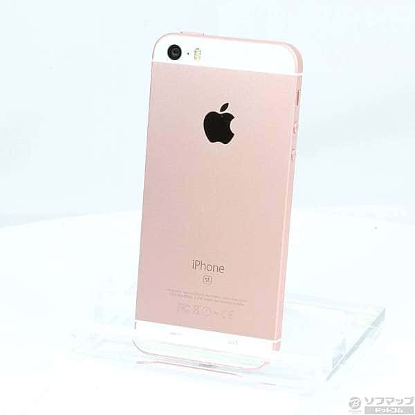Used]Apple SE 64GB Rose Gold MLXQ2J/A SIM-free 295-ud - BE