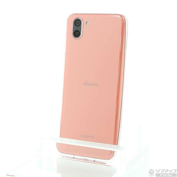 Used]SHARP (sharp) AQUOS R2 64GB coral pink SH03KP SIM-free 269-ud