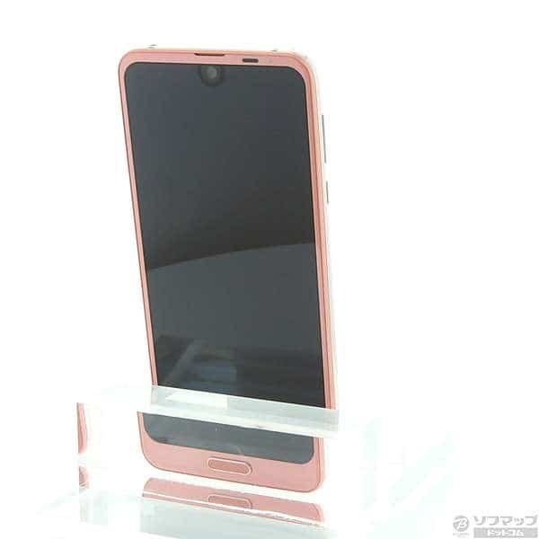 Used]SHARP (sharp) AQUOS R2 64GB coral pink SH03KP SIM-free
