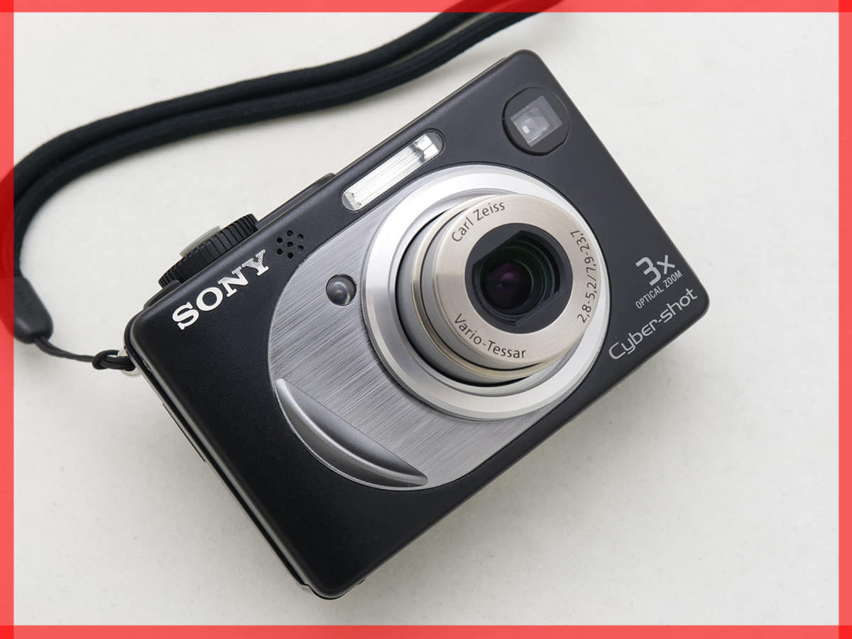 Sony Cybershot DSC-W1/W12 Digital Camera With Manual And Cords Works!