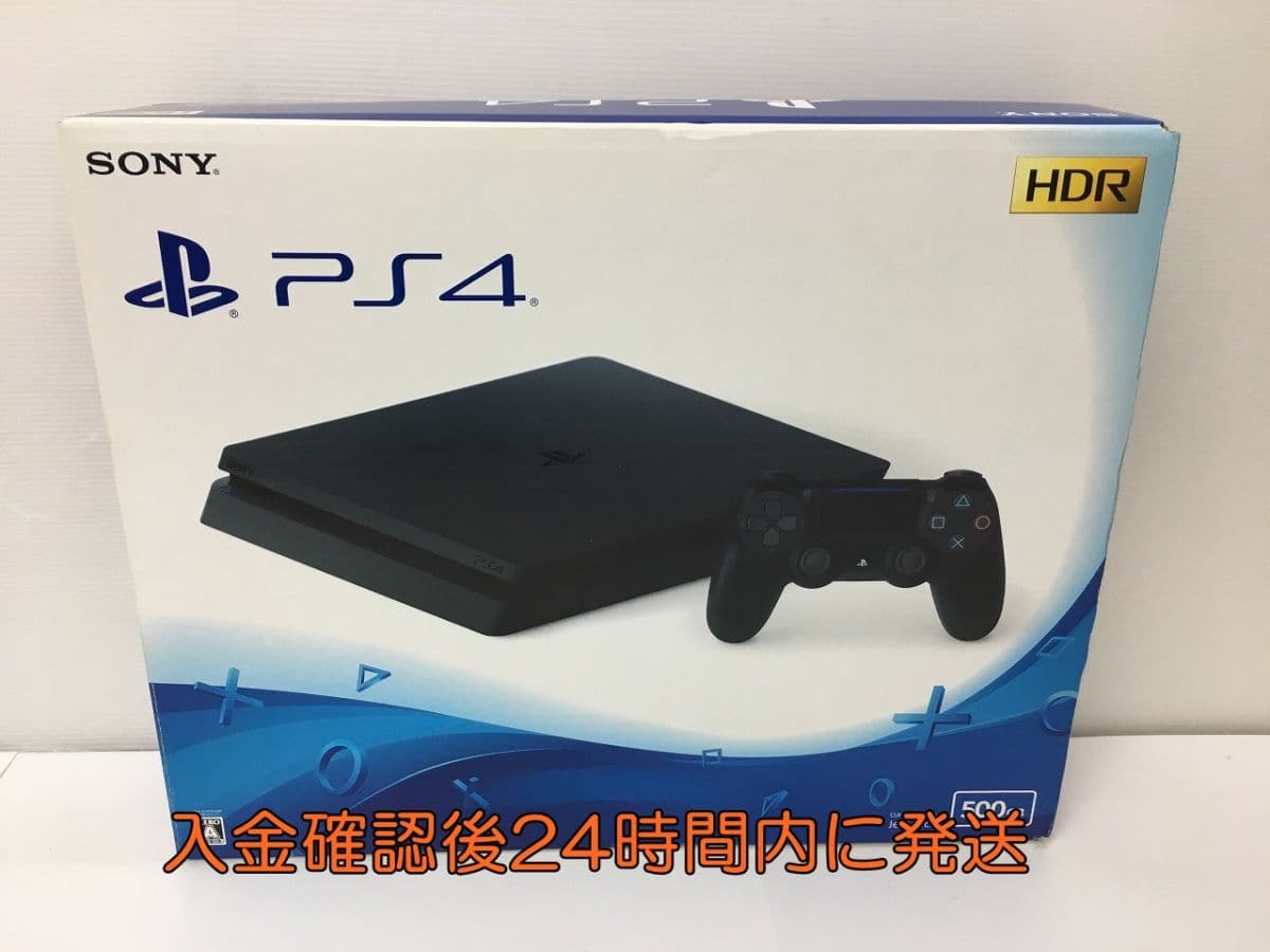 Used]PS4 CUH-2200A jet Black 500GB operation check initialization 