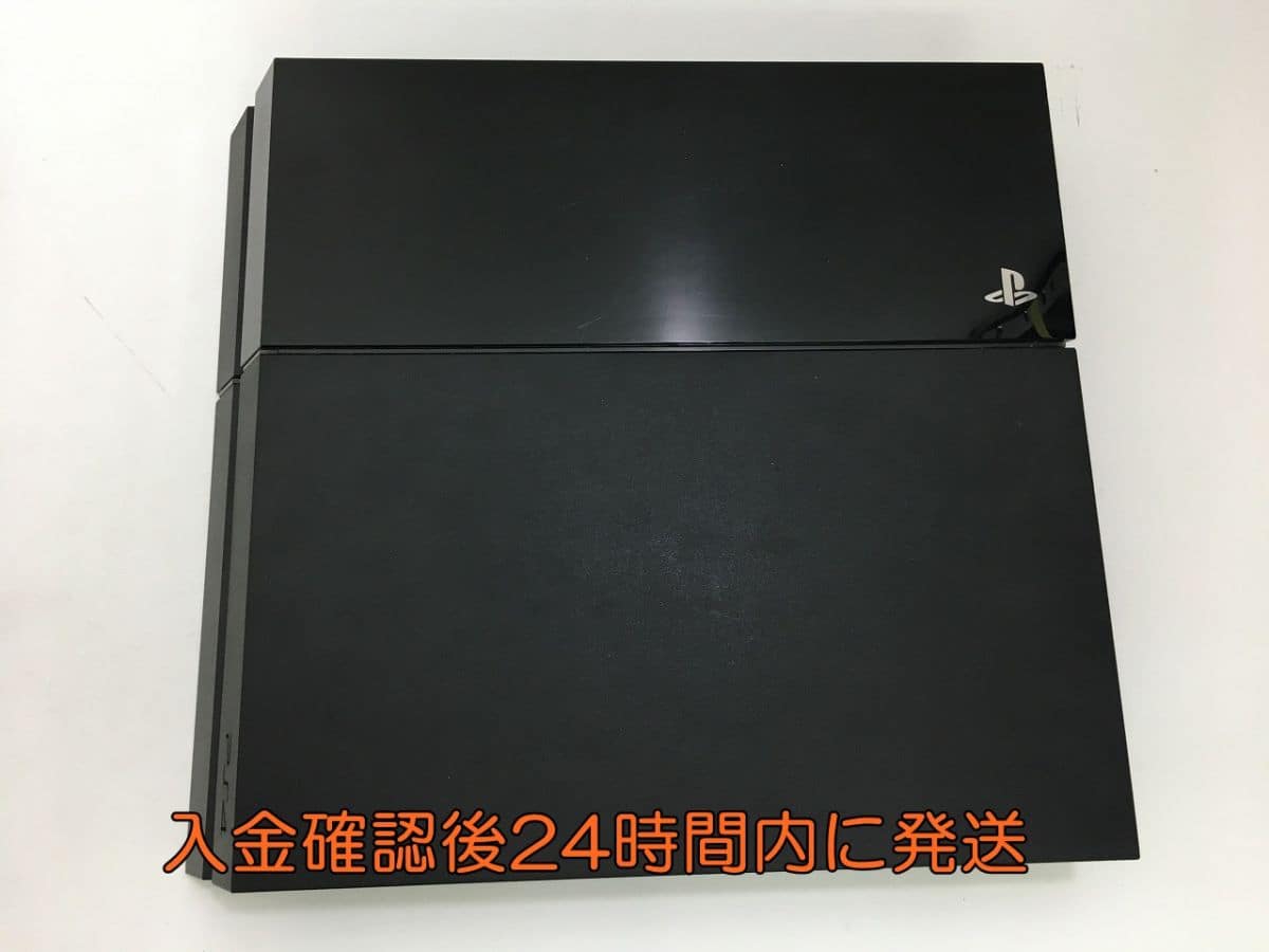 Used]PS4 CUH-1000A jet Black 500GB operation check initialization