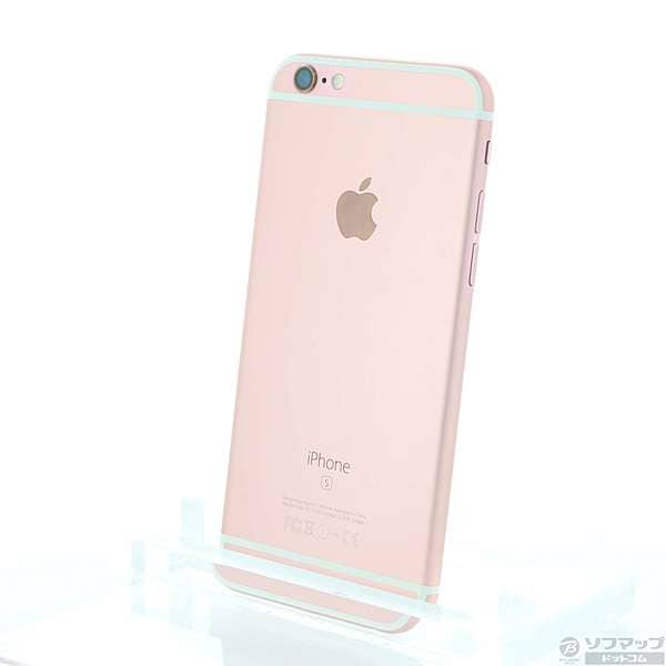 Used]Apple iPhone6s 16GB Rose Gold MKQM2J/A SIM-free 295-ud - BE 