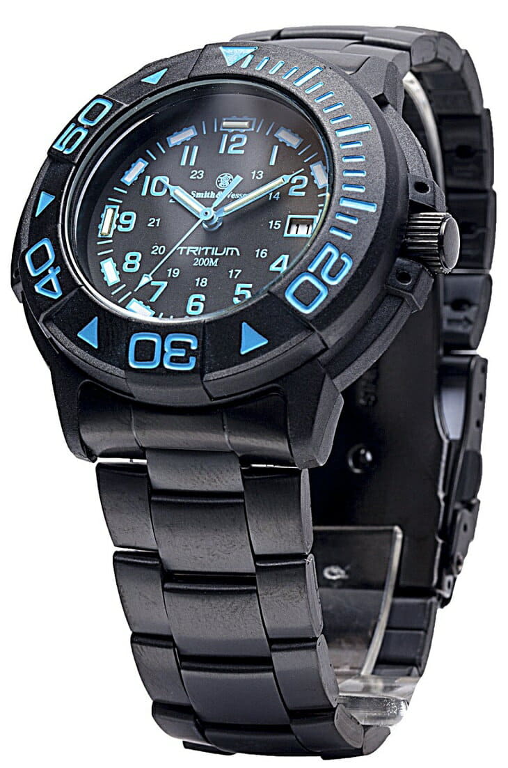 New Smith Wesson S W DIVER diver s watch light emission tritium
