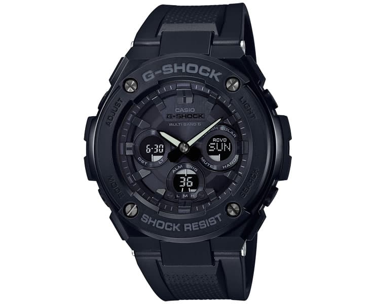 New]G-SHOCK Electric wave solar G-STEEL Black GST-W300G-1A1JF