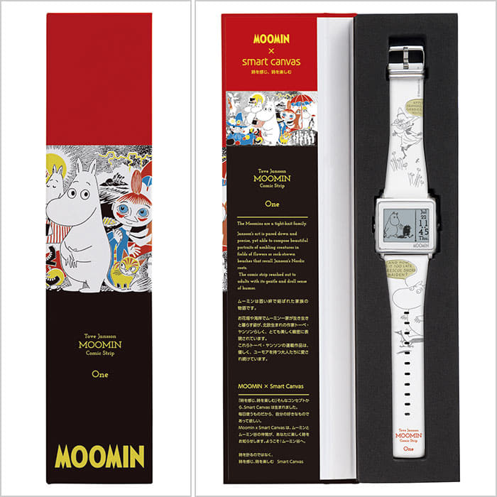 New]Mumin Smart Canvas MOOMIN COMICS mens Lady's liquid crystal W1