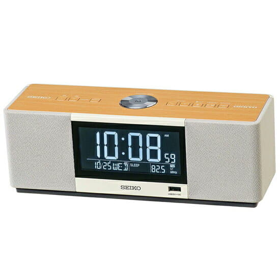 New]SEIKO alarm clock multi-sound clock SS501A white - BE FORWARD Store