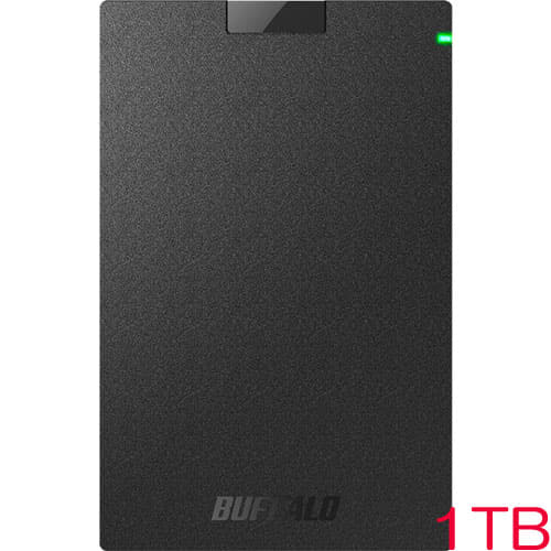 New]Buffalo MiniStation HD-PCG1.0U3-BBA [USB3.1(Gen.1)-adaptive portable  HDD Black 1TB] - BE FORWARD Store