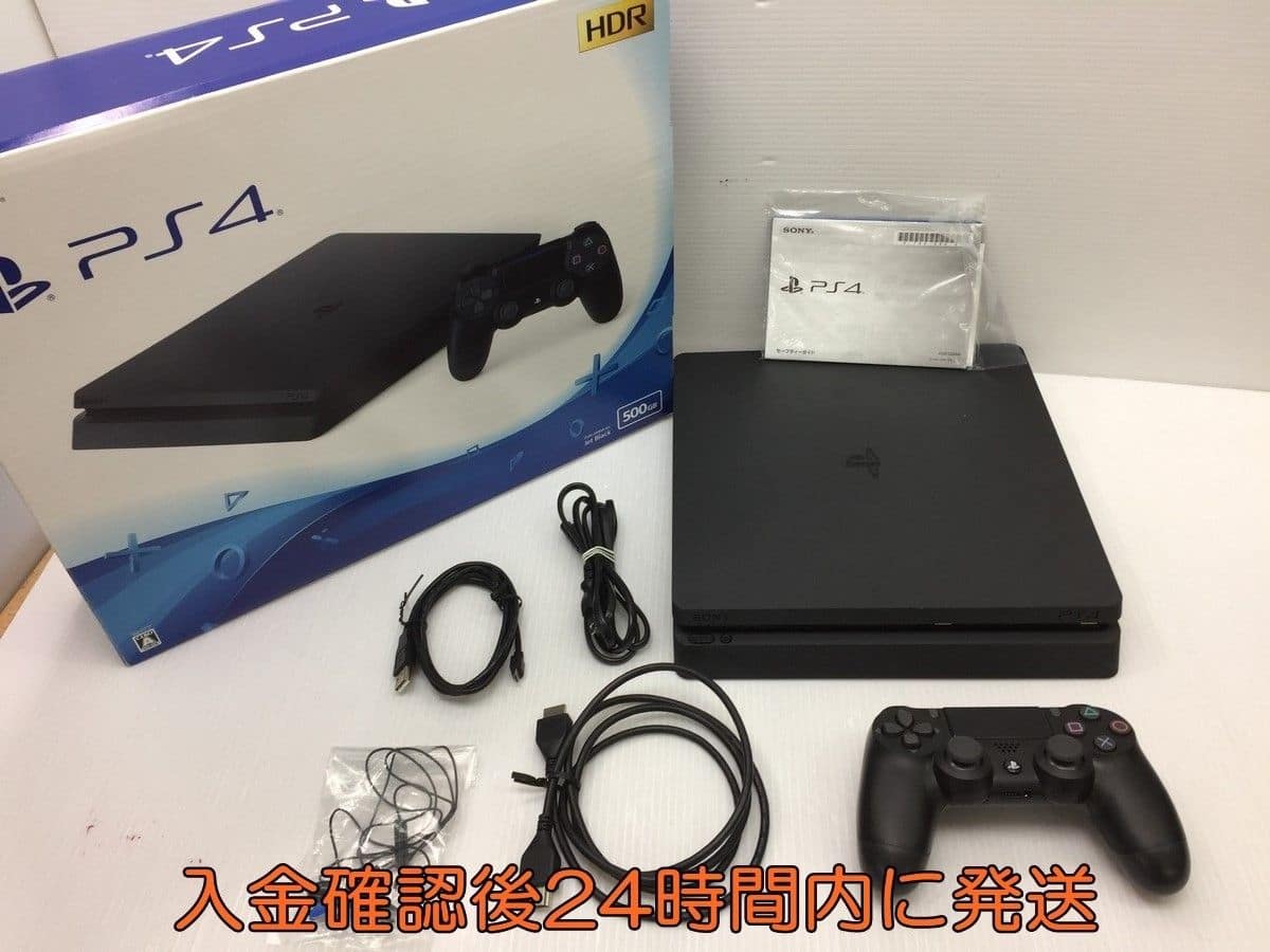 Used]SONY PlayStation 4 jet Black 500GB (CUH-2200AB01