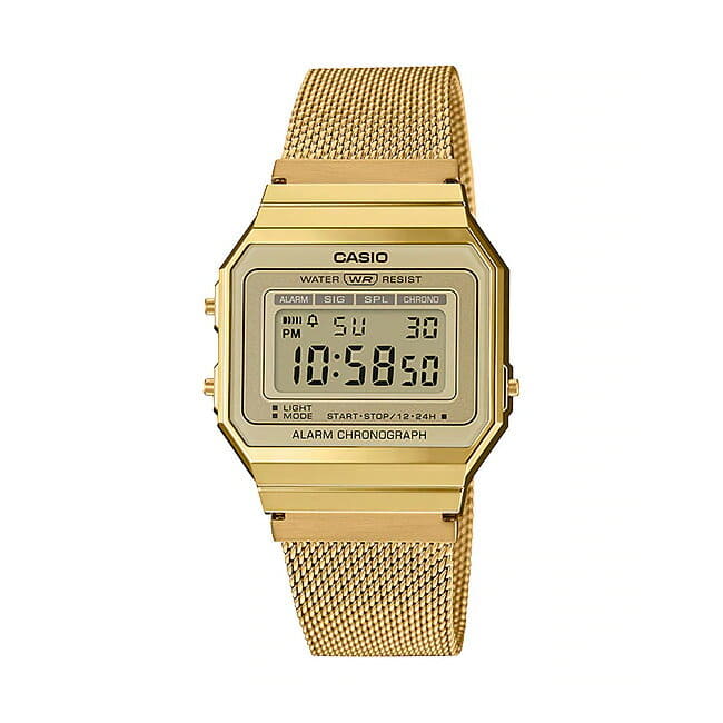 casio digital gold