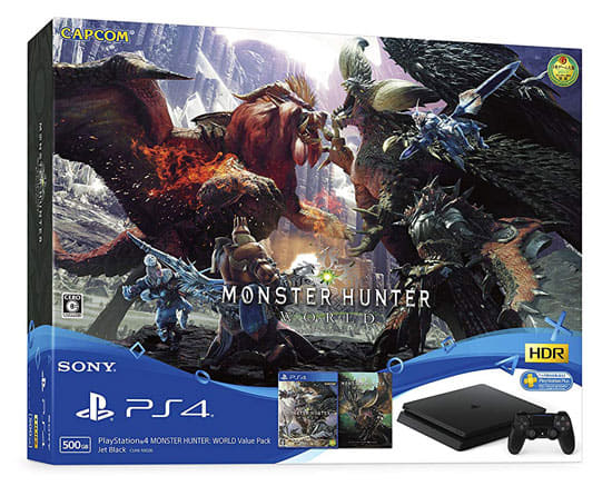 New]SONY Play Station 4 500GB MONSTER HUNTER: WORLD Value Pack 