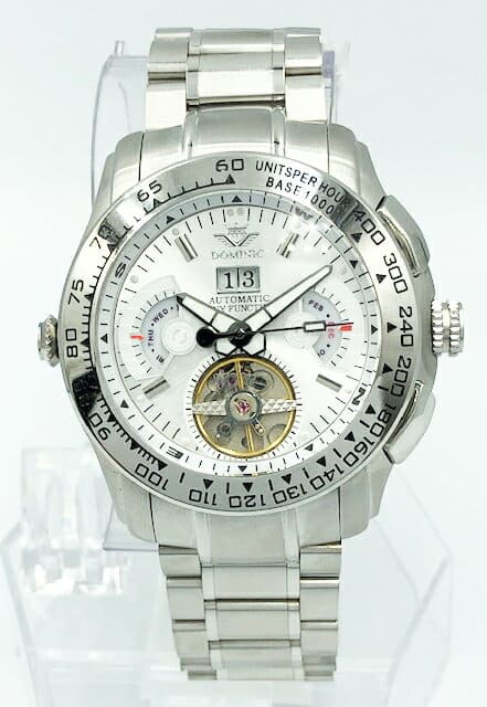 New]With mechanism gimmick DOMINIC Dominick mens watch