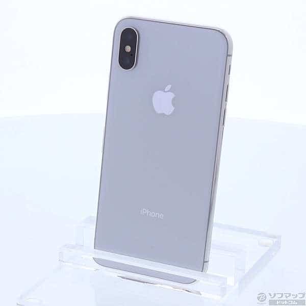 Used]Apple iPhoneX 256GB Silver MQC22J/A SIM-free 251-ud