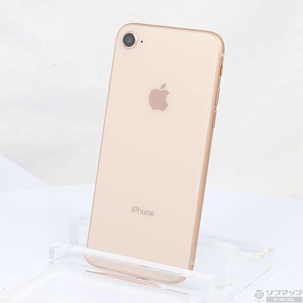 Used]Apple iPhone8 64GB Gold MQ7A2J/A SIM-free 251-ud - BE