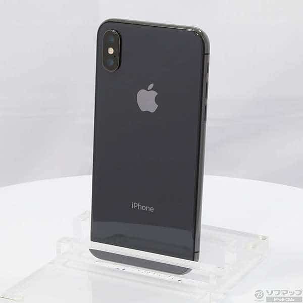 Used]Apple iPhoneX 256GB Space Gary MQC12J/A SIM-free 198-ud - BE