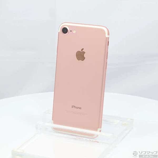 Used]Apple iPhone7 128GB Rose Gold MNCN2J/A SIM-free 198-ud - BE 