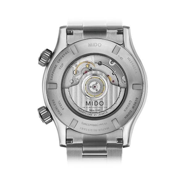 New]midomenzu watch MIDO Multifort Automatic Bracelet Watch Silver/ Black/  Silver - BE FORWARD Store