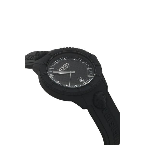 New]verusasuverusachimenzu watch accessories VERSUS by Versace Tokyo  Silicone Strap Watch, 43mm Black - BE FORWARD Store
