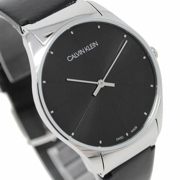 [New]Calvin Klein CK Calvin Klein clock watch K4D211CY CLASSIC TOO Classic toe Silver Black