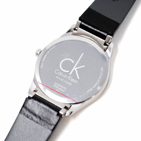 [New]Calvin Klein CK Calvin Klein clock watch K4D211CY CLASSIC TOO Classic toe Silver Black