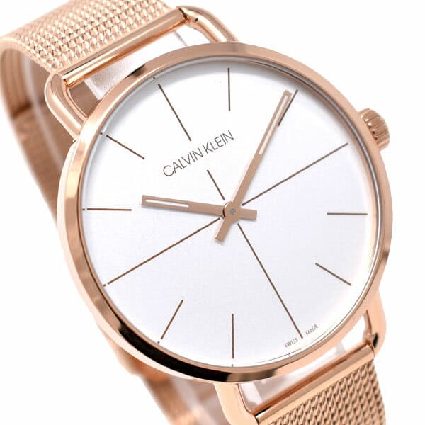 [New]Calvin Klein CK Calvin Klein clock watch K7B21626 EVEN EXTENSION Rose Gold breath mens