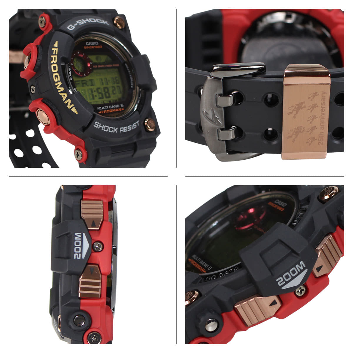 New]CASIO G-SHOCK FROGMAN MAGMA OCEAN Unisex Watch GWF-1035F-1JR - BE  FORWARD Store