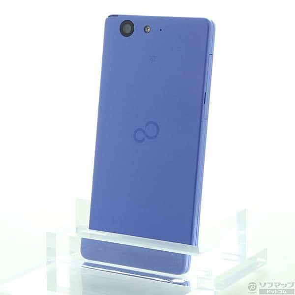 富士通 - FUJITSU M04 DENIM BLUE Used]FUJITSU [display] ARROWS M04 16GB Denim Blue FARM06313