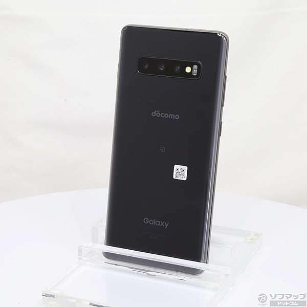 Used]SAMSUNG GALAXY S10+ 128GB prism Black SC-04L SIM-free 262-ud
