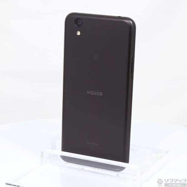 AQUOS sense lite 【SHARP】 Used]SHARP (sharp) AQUOS sense lite 32GB Black SHM05_B SIM-free