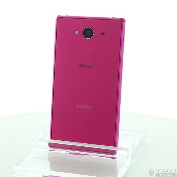 Used]SHARP (sharp) AQUOS ZETA 32GB magenta SH-01H SIM-free 262-ud