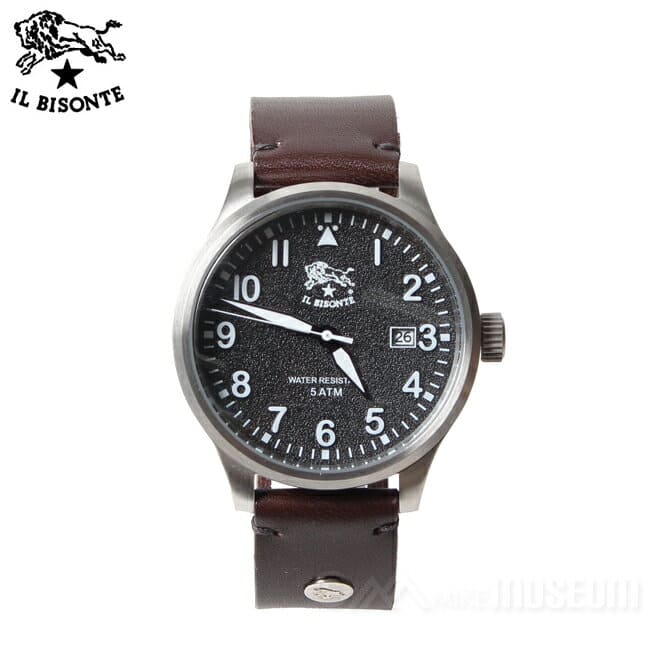 New]IL BISONTE IL BISONTE watch leather belt H0252 marketable