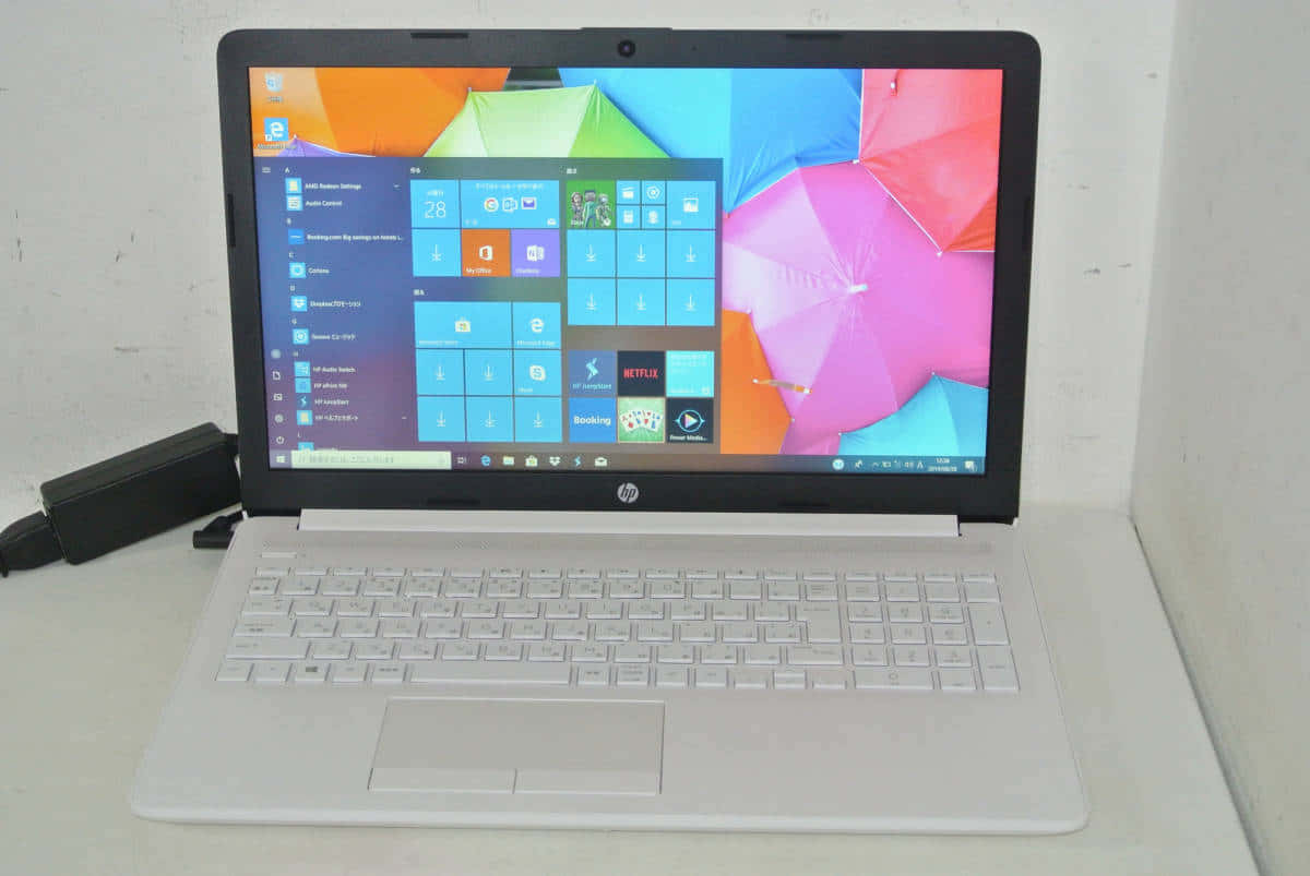 Used]HP Laptop 15-db0156AU AMD E2-9000e APU 1.5GHz/4GB/1TB/DVD