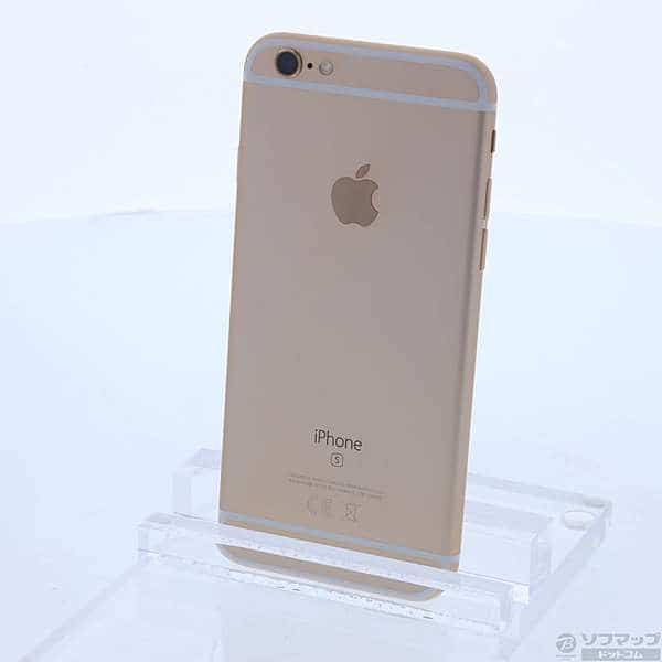 Used]Apple iPhone6s 32GB Gold MN112J/A SIM-free 252-ud - BE 