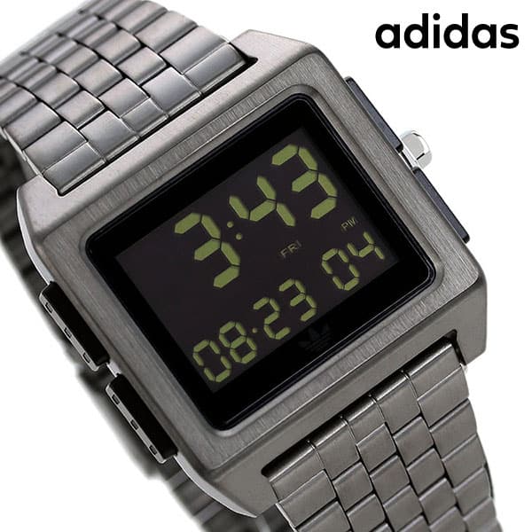 New]Adidas Digital Originals Watch Unisex Black/gunmetal Z011531-00 - BE  FORWARD Store
