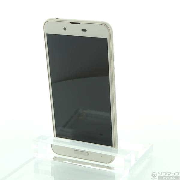 Used]SHARP (sharp) AQUOS sense 32GB champagne gold SH01KGO SIM